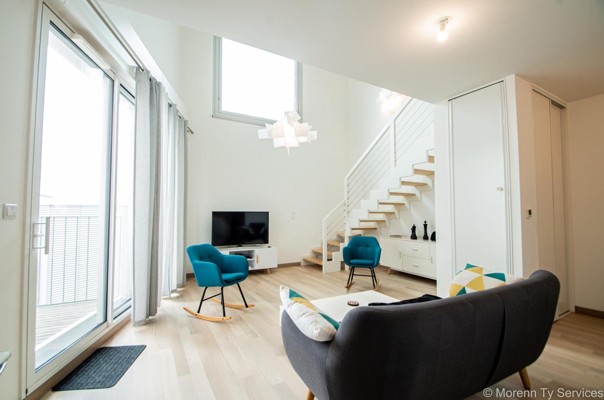 Triplex Terrasse Proche Metro - Ty Ar Mabilay Apartment Rennes Exterior photo