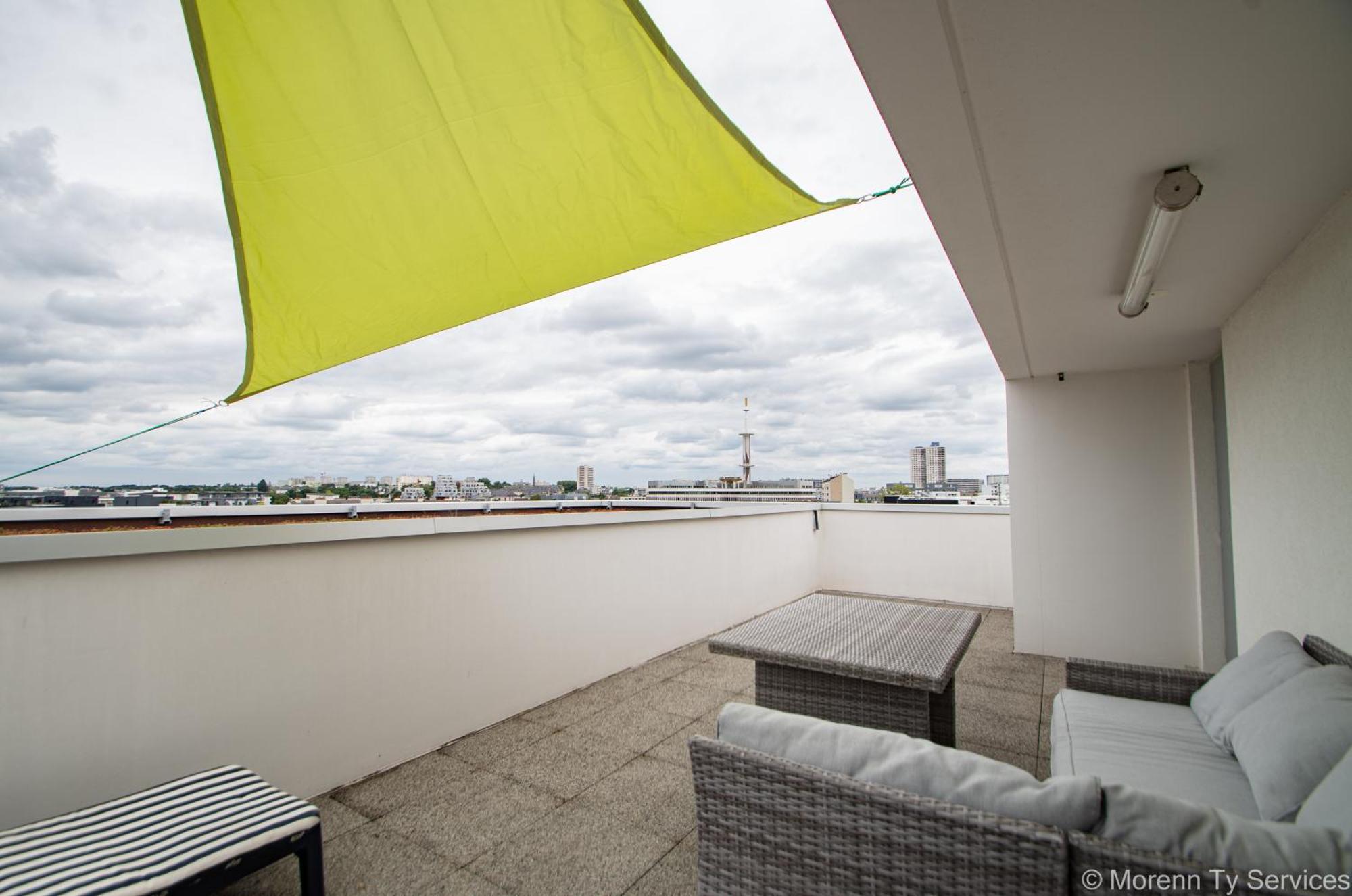 Triplex Terrasse Proche Metro - Ty Ar Mabilay Apartment Rennes Exterior photo